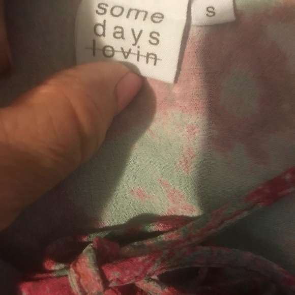 Some Days Lovin Bunker Back Tie Back Dress - Picture 6 of 6